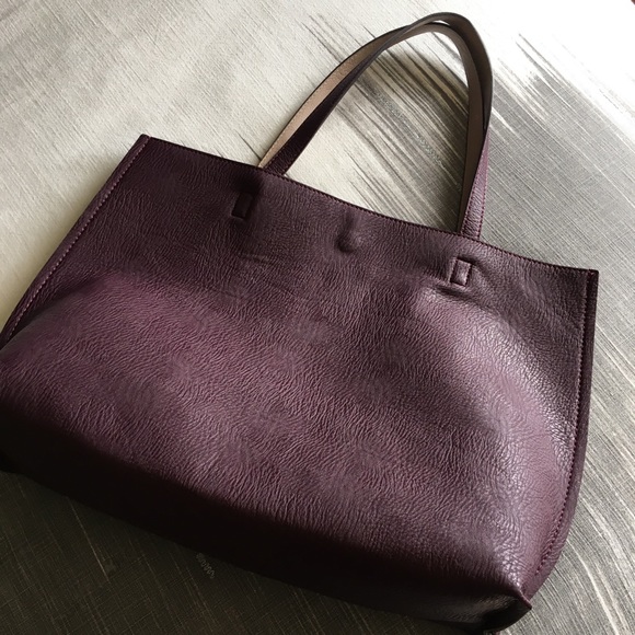 Anthropologie Handbags - Reversible Vegan Leather Tote